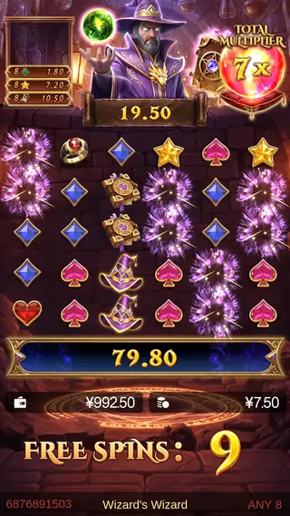 Wizard’s Wizard – Feature in play