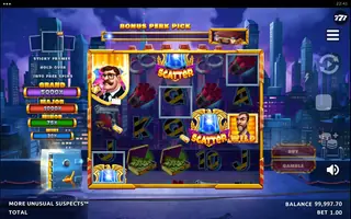 More Unusual Suspects – Feature in play