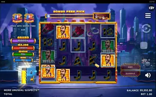 More Unusual Suspects – Feature in play