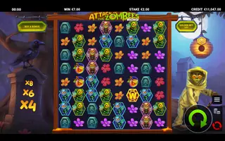 Attack of the Zombees WildEnergy – Feature in play