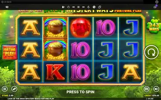 Luck O The Irish Mystery Ways – Feature in play