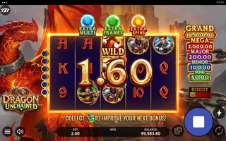 Dragon Unchained – Feature in play