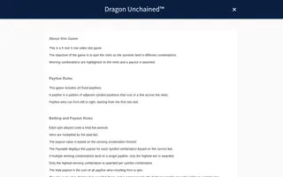 Dragon Unchained – Game rules