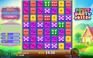 Fruit Party Dice – Winning spin