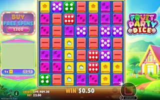 Fruit Party Dice – Winning spin