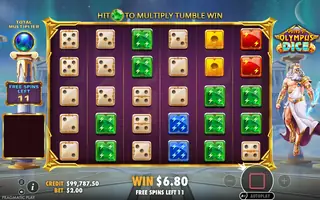 Gates of Olympus Dice – Feature in play