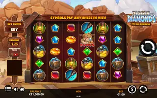Diggin for Diamonds The Big Bonanza – Base game