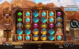Diggin for Diamonds The Big Bonanza – Winning spin