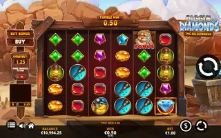 Diggin for Diamonds The Big Bonanza – Winning spin