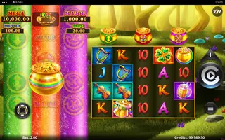 Action Boost   3 Lucky Rainbows – Feature in play