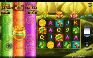 Action Boost   3 Lucky Rainbows – Feature in play