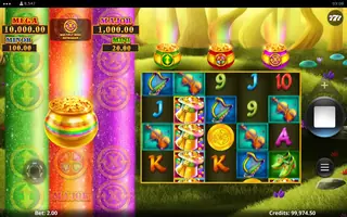 Action Boost   3 Lucky Rainbows – Feature in play