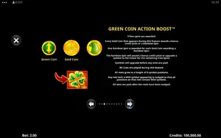 Action Boost   3 Lucky Rainbows – Game rules
