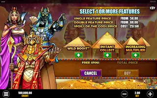 Gods & Pyramids Power Combo – Bonus buy