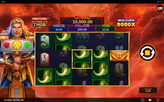 Area Cash Thor – Feature in play