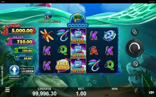 Big Mouth Fishin – Feature in play