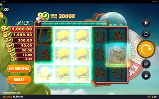 9 Enchanted Beans – Feature in play
