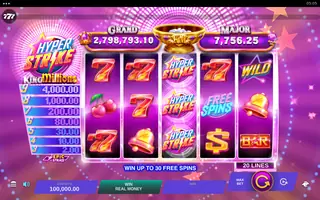 Hyper Strike King Millions – Base game