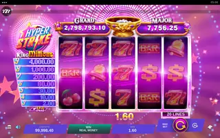 Hyper Strike King Millions – Winning spin