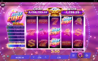 Hyper Strike King Millions – Winning spin