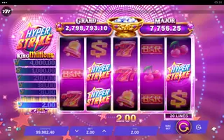 Hyper Strike King Millions – Winning spin