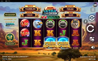 Bison Moon Ultra Link&Win – Feature in play