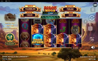 Bison Moon Ultra Link&Win – Feature in play