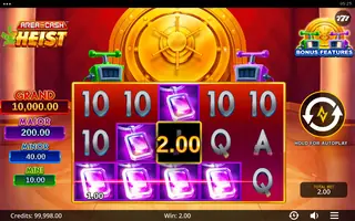 Area Cash Heist – Feature in play