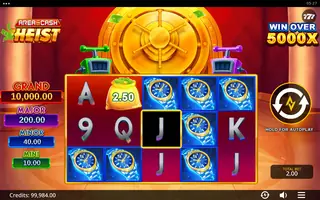 Area Cash Heist – Feature in play