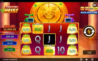 Area Cash Heist – Bonus round