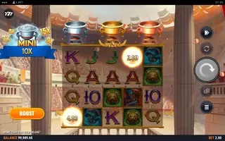Rome Fight for Gold Deluxe – Feature in play