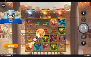 Rome Fight for Gold Deluxe – Feature in play