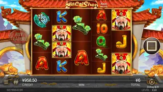888 Cai Shen – Feature in play