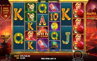 Pompeii Megareels Megaways – Free spins