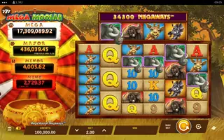 Mega Moolah Megaways – Base game
