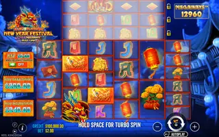 Floating Dragon New Year Festival Ultra Megaways Hold & Spin – Base game