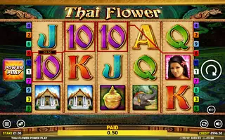Thai Flower Power Play – Winning spin