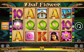 Thai Flower Power Play – Winning spin