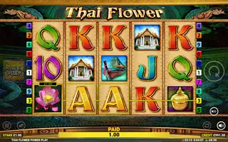 Thai Flower Power Play – Winning spin