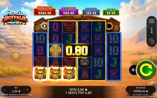 Primal Buffalo PowerGrid – Winning spin