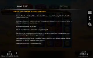 Primal Buffalo PowerGrid – Game rules