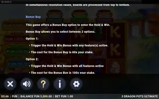 3 Dragon Pots Ultimate – Bonus buy