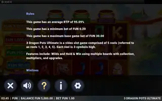 3 Dragon Pots Ultimate – Game rules