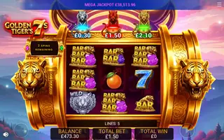 Golden Tiger’s 7s – Bonus round