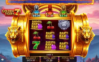 Golden Tiger’s 7s – Bonus round