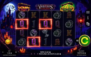 Vampires: Blood Moon – Winning spin