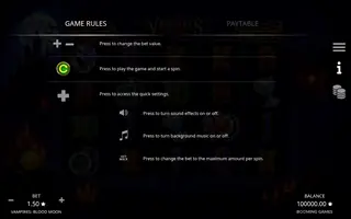 Vampires: Blood Moon – Game rules