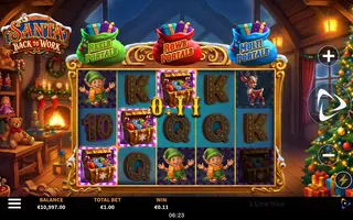 3 Wonders Santa Back to Work – Winning spin