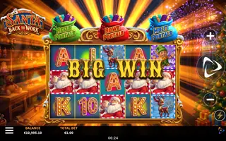 3 Wonders Santa Back to Work – Winning spin