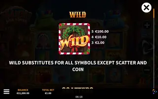 3 Wonders Santa Back to Work – Paytable